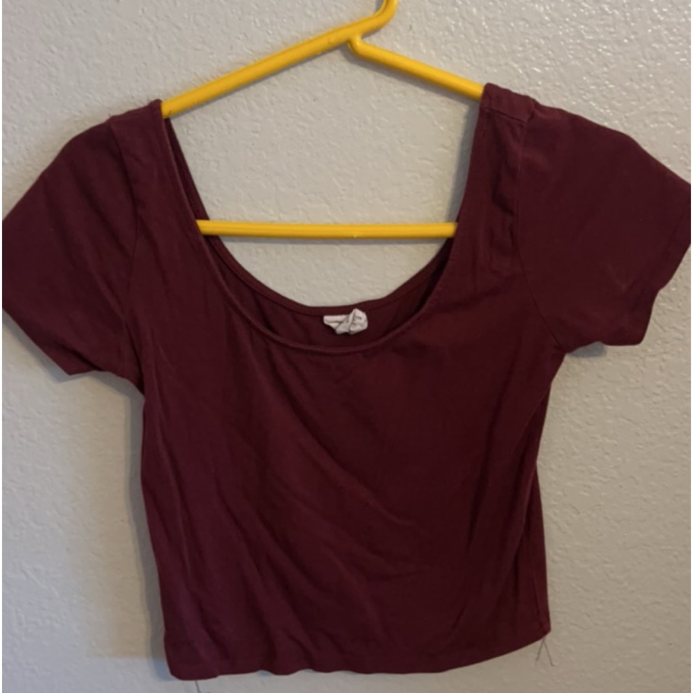 Marron Cropped top